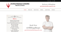 Desktop Screenshot of gordonramsaylookalike.com